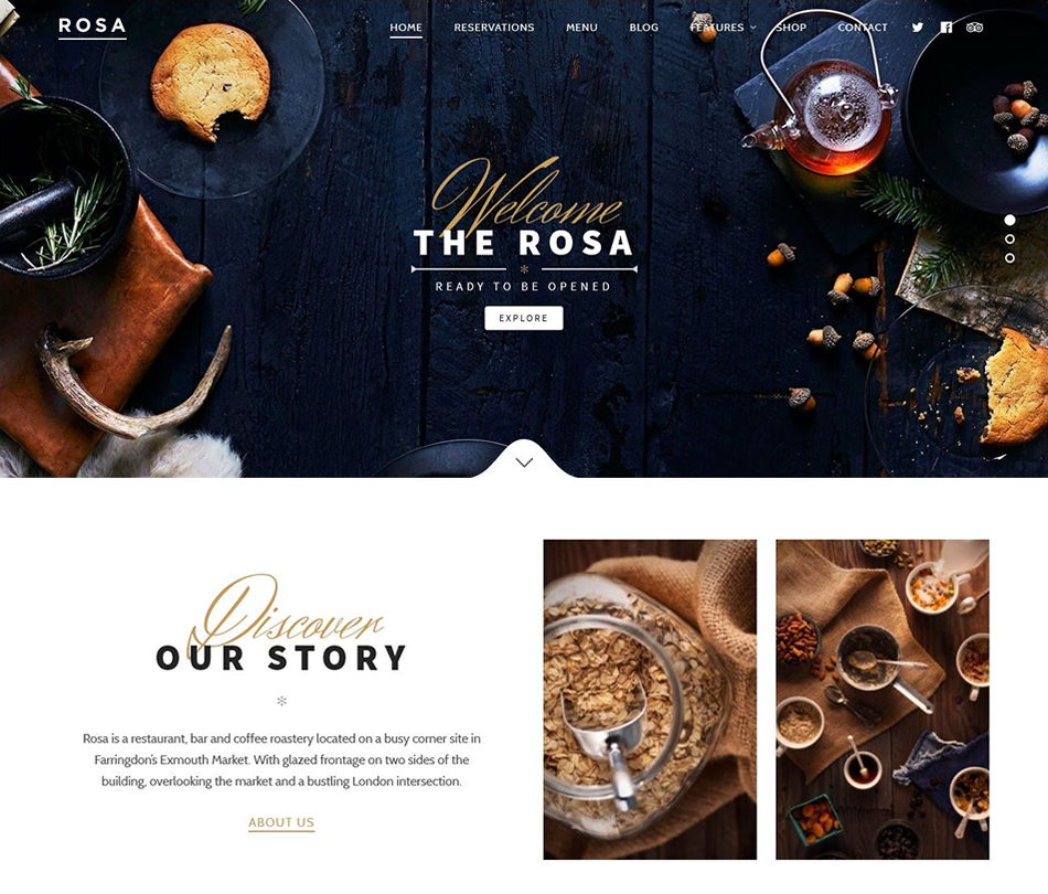 WordPress Themes for Restaurants